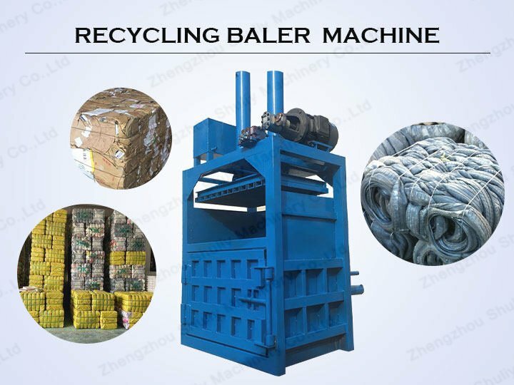 Vertical metal baler | recycling baler machine